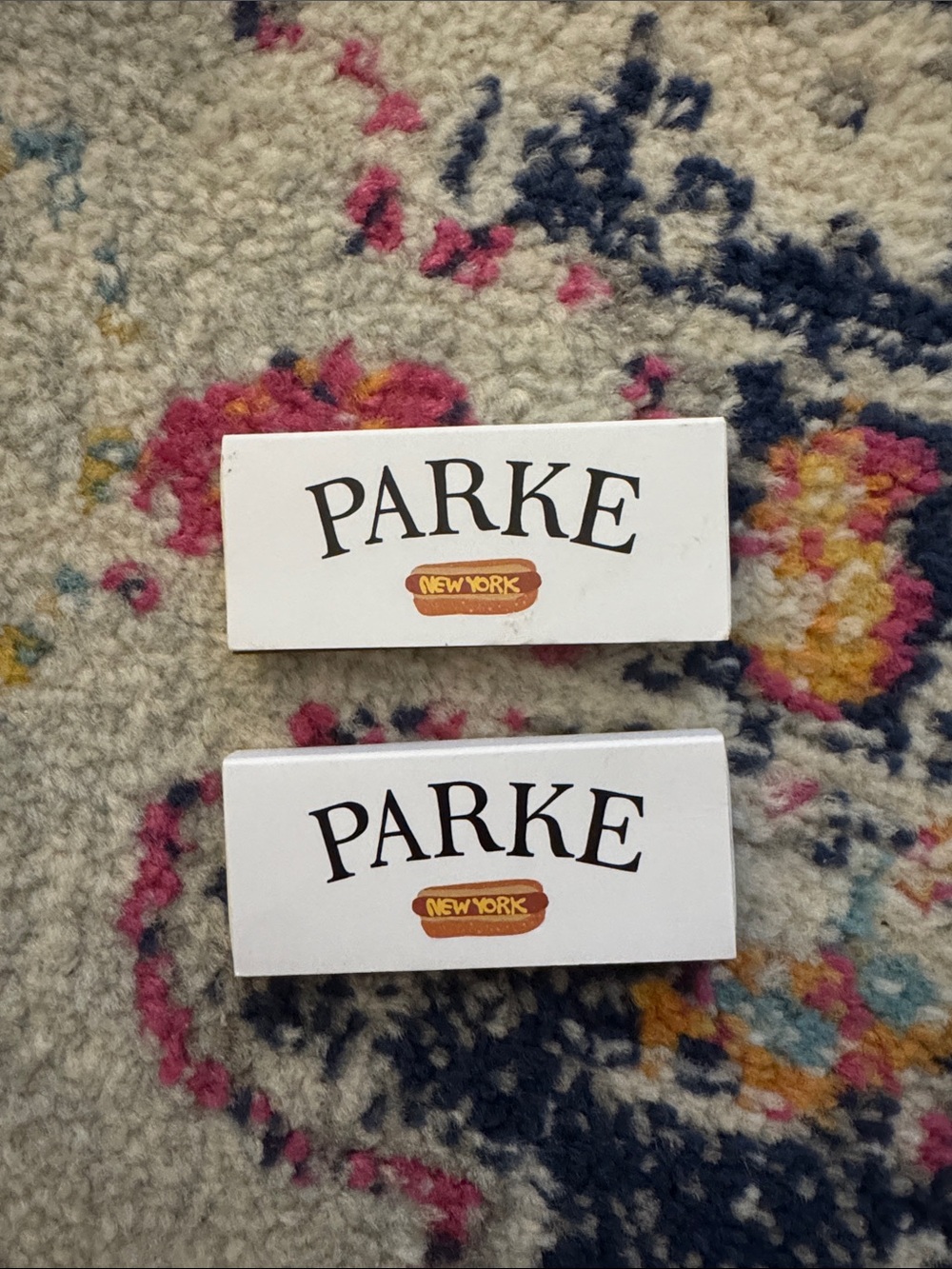 PARKE New York White Party Favor Boxes - Set of 2